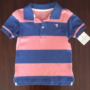 Carter’s Striped Short Sleeve polo 3T NWT